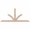 Ekena Millwork Richland Smooth Timber Gable Bracket, Douglas Fir, 108"W x 49"H x 5 1/2"D x 5 1/2"F, 11/12 Pitch GBW108X49X0606RIC00SDF - alternate 1